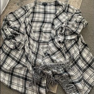 Torrid flannel cardigan